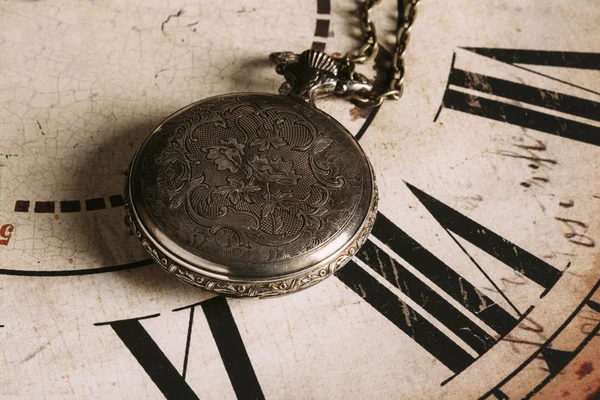 Close-up van mooie vintage pocket watch — Stockfoto