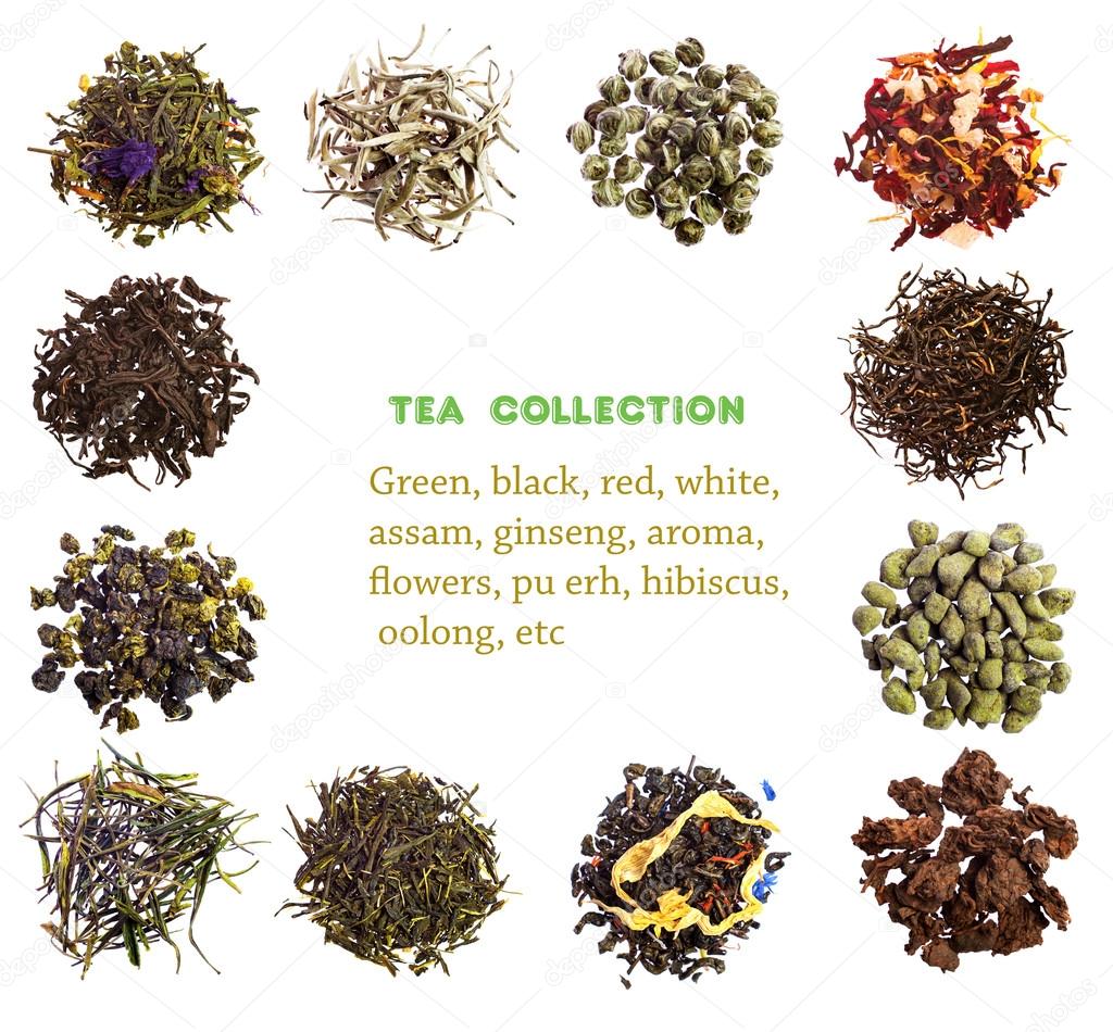 Different tea collection