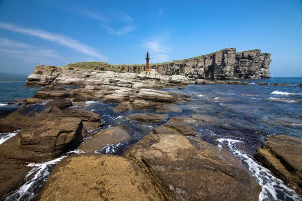 Tobizin cape in wladiwostok, russland — Stockfoto