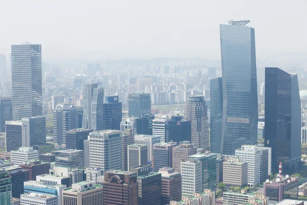 SEOUL, KOREA - APRIL 24, 2015: View of Seoul from 63 Building