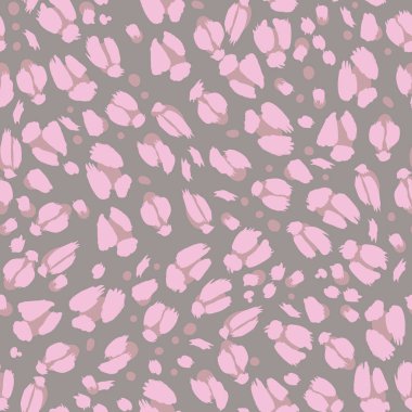 Leopard cheetah skin vector seamless pattern abstract animal print modern design.