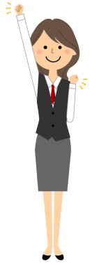 - Üniformalı bir kadın dövüş pozu veriyor. - Üniformalı bir kadının dövüş pozu..