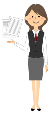 - Evlenme teklif etmek için üniformalı bir kadın. - Evlenme teklif etmek için üniformalı bir kadının resmi..