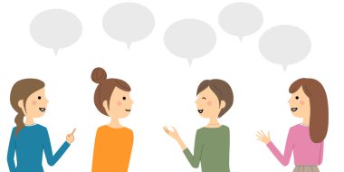 Kadınların sohbet edişinin bir göstergesidir..