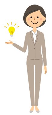 - Evlenme teklif etmek için takım elbiseli bir kadın. - Evlenme teklif etmek için takım elbiseli bir kadının resmi..