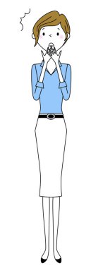 - Şaşırtıcı bir iş kadını. - Şaşırtıcı bir iş kadınının resmi..