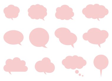 Konuşma baloncukları. Konuşma baloncuğunun bir gösterimi..