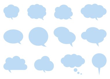 Konuşma baloncukları. Konuşma baloncuğunun bir gösterimi..