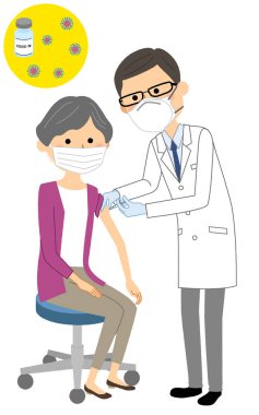 Yaşlılara aşı yapılacak / Yaşlılara aşı yapıldığının bir göstergesidir.