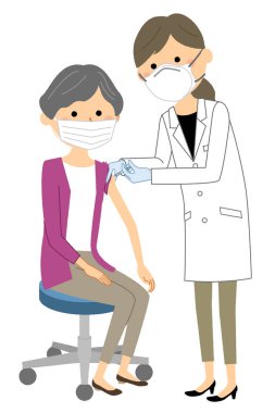 Yaşlılara aşı yapılacak / Yaşlılara aşı yapıldığının bir göstergesidir.