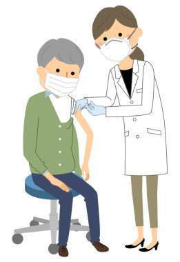 Yaşlılara aşı yapılacak / Yaşlılara aşı yapıldığının bir göstergesidir.