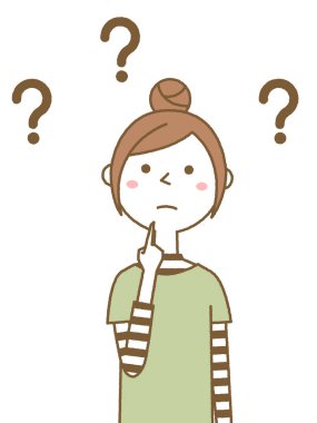 - Şüphelenen genç bir kadın. - Şüpheye düşen genç bir kadının resmi..