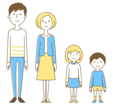 Mutlu bir aile / Mutlu bir aile tablosu.