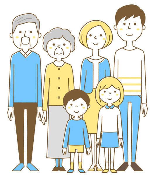 Счастливая семья / Иллюстрация счастливой семьи
.