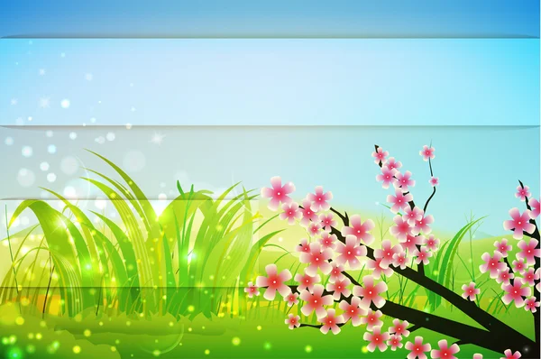 Printemps bg — Image vectorielle