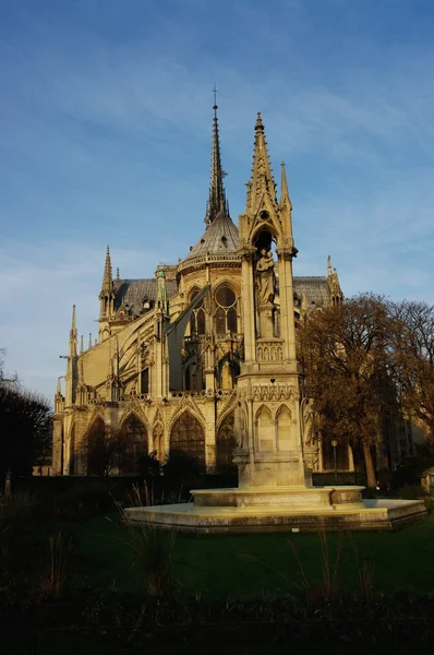 Notre dame de paris, Franciaország — Stock Fotó