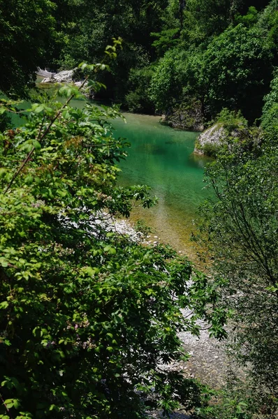 Clear river - Cividale, Italy — Stock Photo, Image