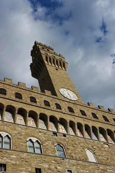 Taly, Florence, Palazzo Vecchio — 图库照片