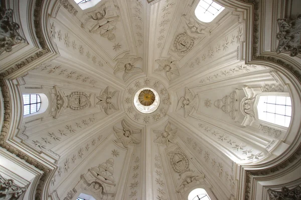 Soffitto barocco, Roma, Italia — Foto Stock