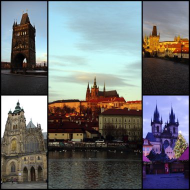 Prag, anıtlar - kolaj