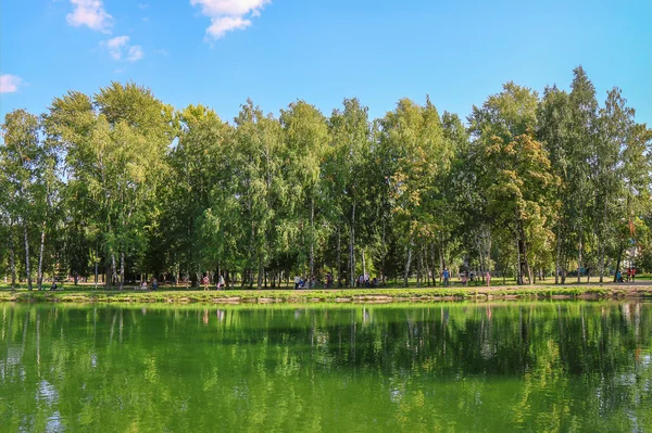 호수 도시 공원 — 스톡 사진