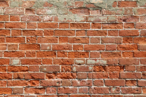 Old brick wall with red bricks — Stock Photo, Image