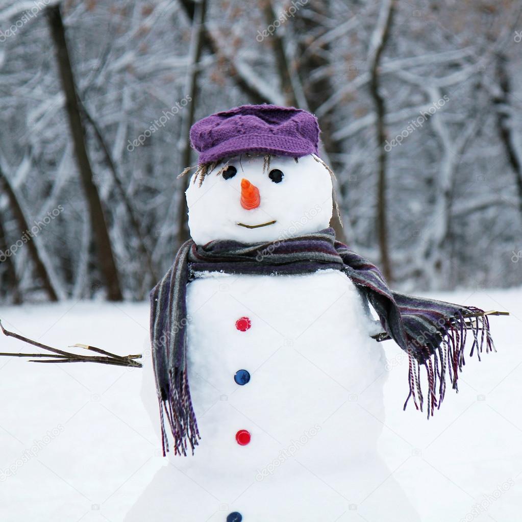 happy snowman