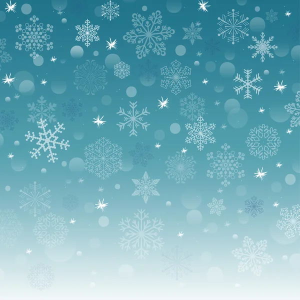 Vector new year background with snowflake — Stock Vector