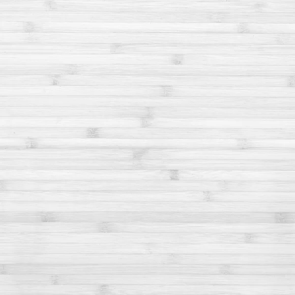 Tablón de bambú de madera textura blanca fondo — Foto de Stock