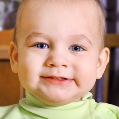 güzel bebek portresi yakın çekim