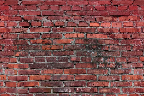 Old brick wall with red bricks — Stock Photo, Image