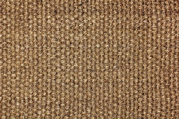 Dark brown natural linen texture for the background — Stock Photo, Image
