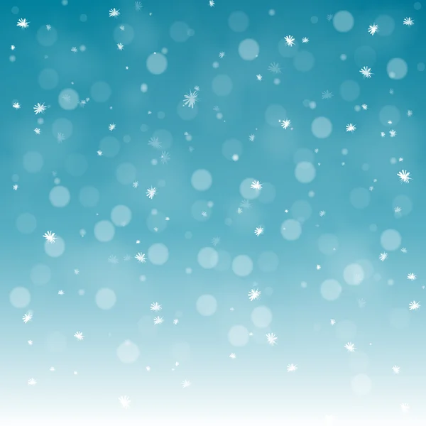 Conjunto de copos de nieve para el fondo, versión vectorial — Vector de stock