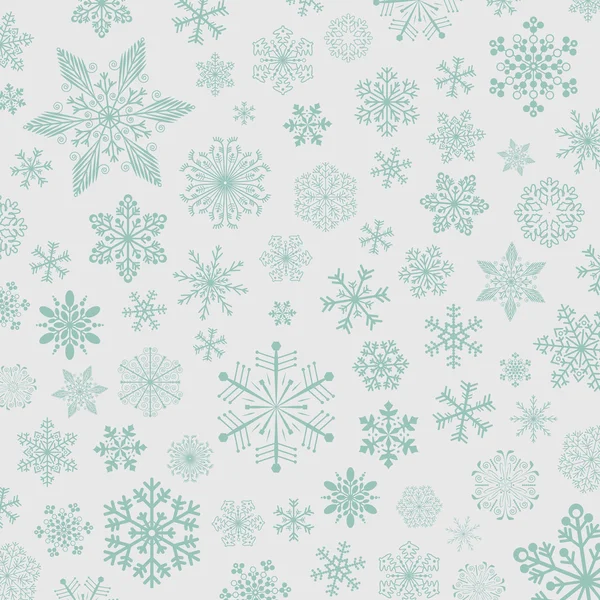 Año nuevo fondo con copo de nieve — Vector de stock