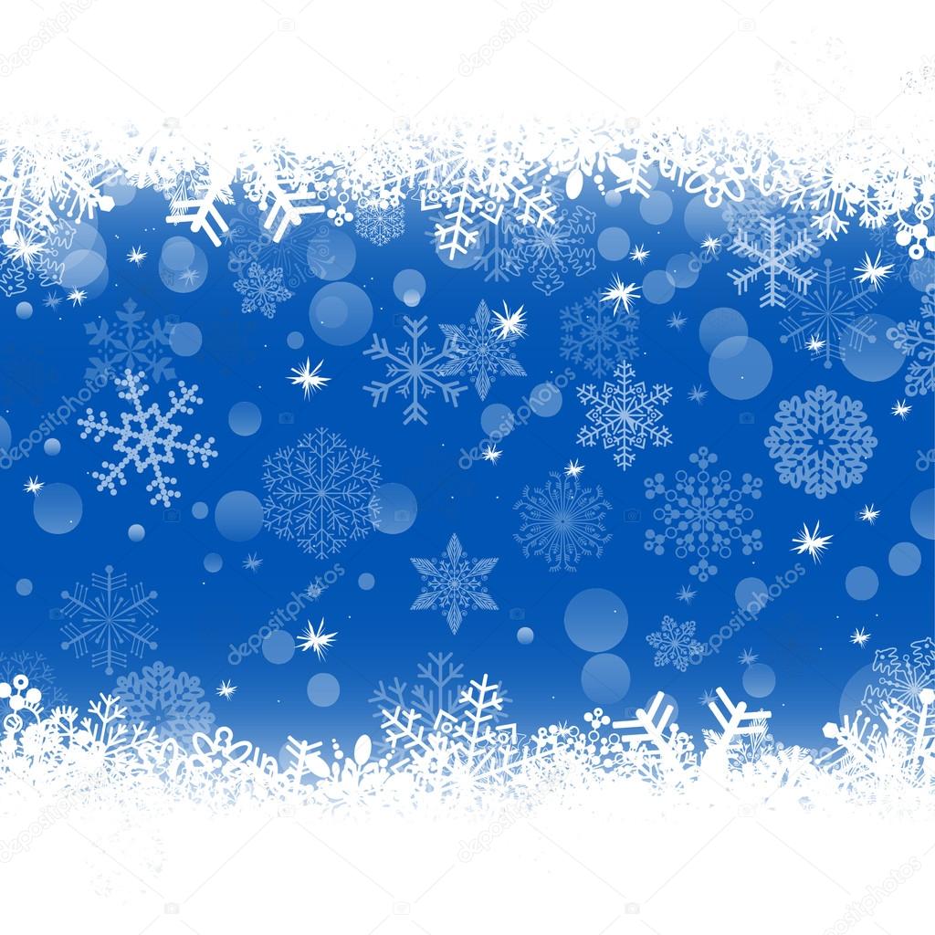 set of snowflakes for background, vector version