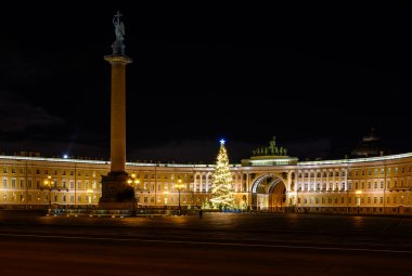 Yeni yıl, Noel ağacı. St. Petersburg Sarayı