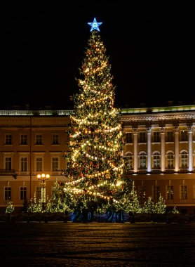 St. Petersburg Sarayı. Yılbaşı ağacı