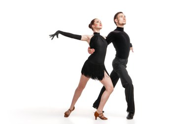 profesyonel sanatçıları beyaz üzerinde dans