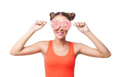 lolipop gözünü tutarak buns kadınla