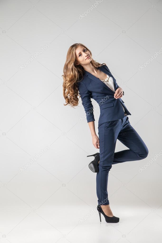 Business woman dressed in business clothes Stock Photo by ©Julenochek  56489695