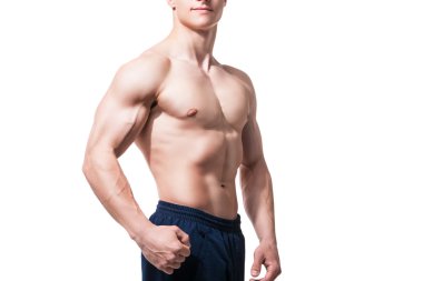 Seksi erkekler göğüs yakın çekim