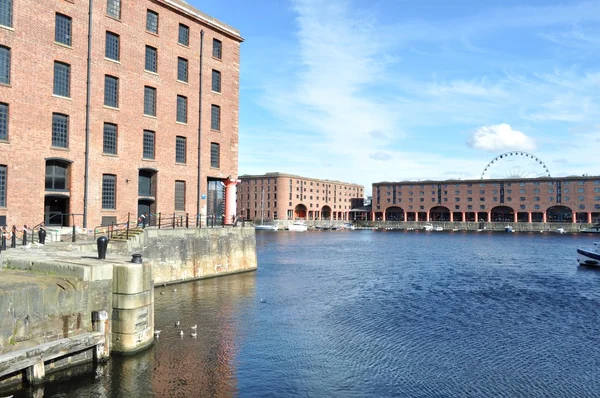 Docks of Liverpool .England . Liverpool  . 16 August 2016 . Stock Image