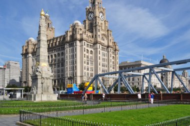 Liverpool sokakları. Ingiltere. Liverpool. 16 Ağustos 2016 , 2016 .