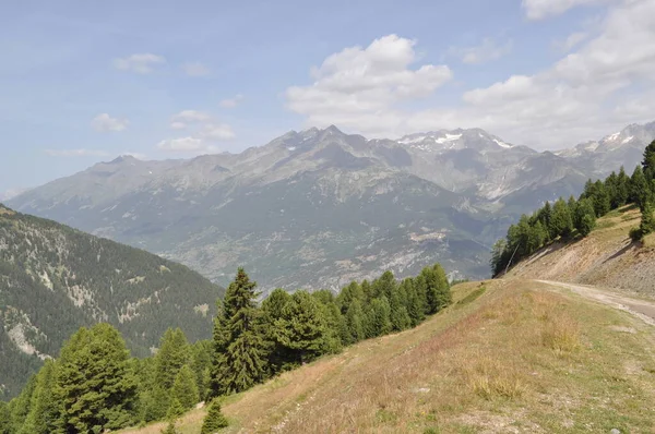 Alguma Vista Sobre Alpes — Fotografia de Stock