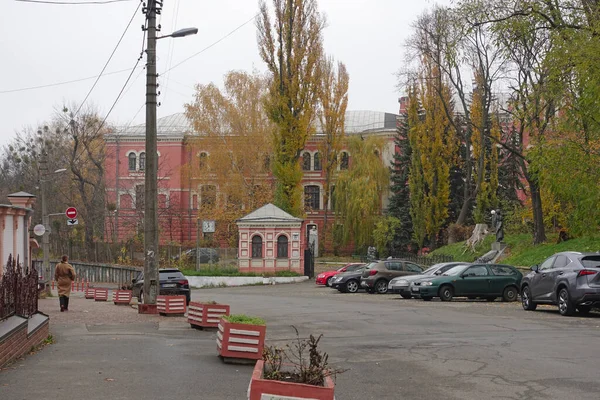 Kiev Ucrania Noviembre 2020 Edificio Academia Artes Arquitectura Voznesensky Spusk — Foto de Stock