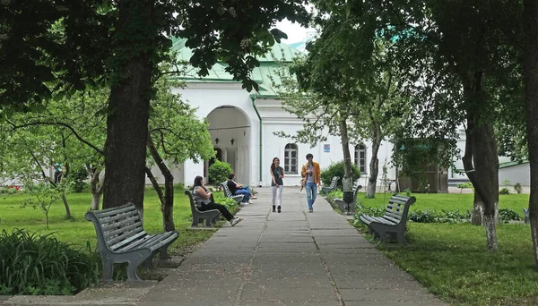 Kiev Ucrânia Maio 2019 Pátio Kiev Pechersk Lavra Dia Verão — Fotografia de Stock