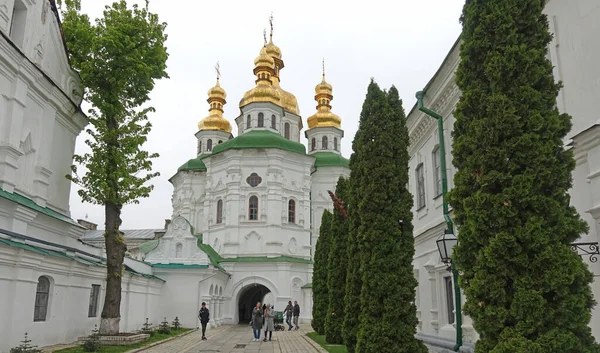 Kiev Ukraine May 2019 Economic Gate Kiev Pechersk Lavra Church — Stock Photo, Image