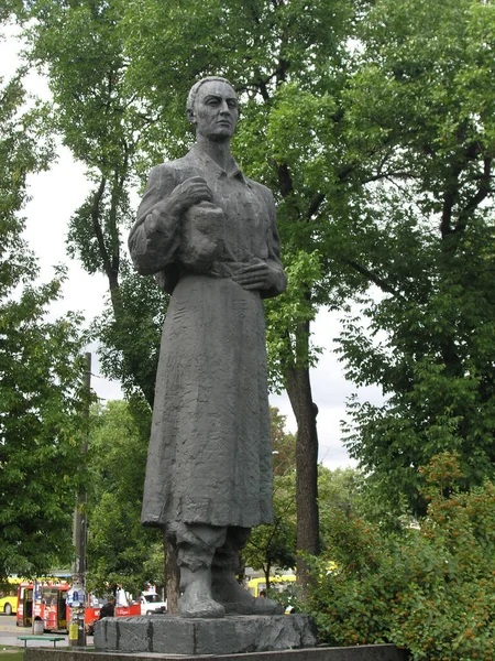 Kiev Ucrania Agosto 2008 Monumento Poeta Filósofo Grigory Skovoroda —  Fotos de Stock