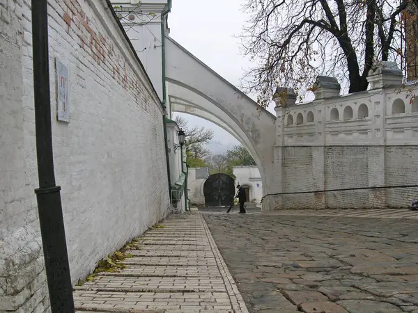 Дорога Нижнюю Часть Киево Печерской Лавры — стоковое фото