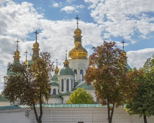 Cattedrale Santa Sofia Kiev Una Giornata Sole Autunnale — Foto Stock